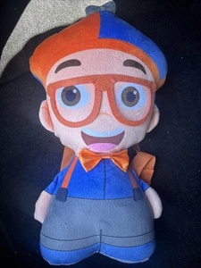 Blippi Plush Backpack Preschool Bag Tote Small Pouch  18" Boys Girls Carry On - Picture 1 of 2
