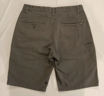 Pantalones Cortos Chinos Volcom Talla 30 Para Hombre Gris Desteñido Elastizados Chinos Skateboarding  Foto 1 de 4