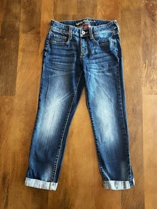 Arizona Jean Co Kids Size 8 Blue Cuffed Jeans - Picture 1 of 10