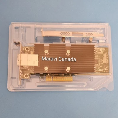 LSI SAS 9300-8e 12Gb/s 8-Port  PCIe x8 External HBA Card, Dell T93GD LSI00343 - Image 1 of 4