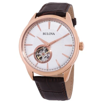 Bulova Automatic White Dial Men's Watch 97A133 - Image 1 of 3