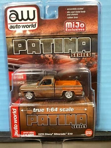 1/64 AUTO WORLD PATINA SERIES MIJO EXCLUSIVES 1978 CHEVROLET SILVERADO C-10 - Picture 1 of 2