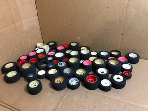 Lot of 40 Used RC Car Plane Foam Tires ASSORTED SLICK RUBBER - Picture 1 of 10