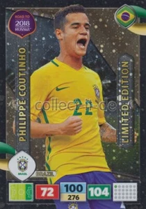 Adrenalyn XL Road to World Cup WM 2018 Card Philippe Coutinho LIMITED EDITION - Bild 1 von 1