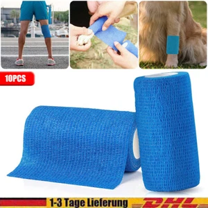 20 x selbsthaftende Haftbandagen Fixierbinde kohäsiv Bandage Verband 10cm x 2,8m - Bild 1 von 16