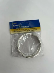 NUOVO Bracciale Darice Jewelry Designers 3" Placcato Argento - Foto 1 di 5