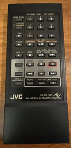 Original JVC RM-SR301U Home Audio Receiver Fernbedienung RX-301 RX-301BK getestet - Bild 1 von 2