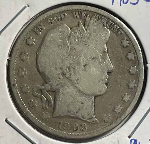 1903-S  Barber Half Dollar - FREE SHIPPING - P16-30 Cover