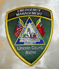 NEW Embroidered Uniform Shoulder Patch Lincoln County Maine Emergency Management