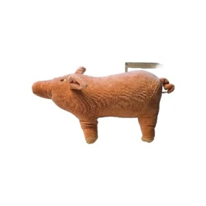 Longhua Pig Swine Sow Plush Toy Pink 15" Long 8" Tall Good Used Condition - Picture 1 of 8