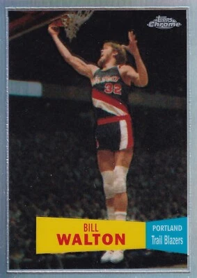 Bill Walton 2007-08 Topps Chrome 1957-58 Variations Refractors Card #89 449/999 - Image 1 of 4