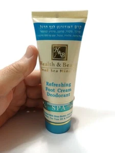 HB 'Refreshing Foot Cream Deodorant' Totes Meer Mineralien + Menthol Duft 100ml - Bild 1 von 8