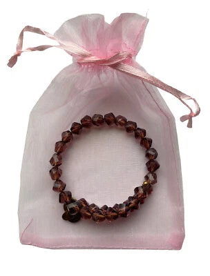 Pulsera ALEX AND ANI Mirage púrpura envoltura ciruela cuentas de vidrio vintage 66 prístina Foto 1 de 4