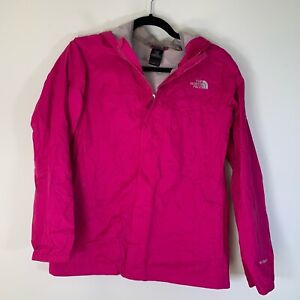 Veste de pluie rose North Face fille XL veste de pluie hanche complète à capuche Hyvent 