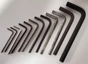 12 PIECE HEX KEY - ALLEN WRENCH SET US / SAE .050 TO .312 - .050 - 1/16 TO 5/16 - Picture 1 of 1