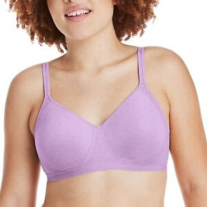 Hanes Women's X-Temp Wireless Bra with Cooling Mesh, Full-Coverage, Convertible 