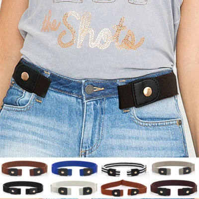 Cintura Semplice Senza Fibbia Cintura Elastica Senza Fibbia 1 Pezzo Fai Da ☆ - Immagine 1 di 4