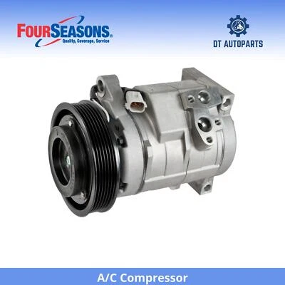 For 2001-2008 Chrysler Voyager A/C Compressor 4 Seasons 2002 2003 2004 2005 2006 - Image 1 of 4