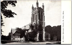 Saint Paul Minnesota MN, St. John's Episcopal Church, Religious Bldg., Postcard - Picture 1 of 2
