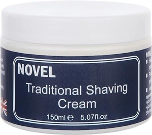 NOVEL TRADITIONAL SHAVING CREAM FOR MEN & WOMEN 150ML x 6 TUBS - Picture 1 of 1