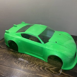 RC Car body shell Green Car 23.5” By 12” - Picture 1 of 9