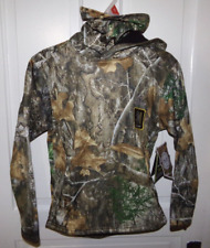 Mossy Oak Youth Boy Turkey Hunting Hoodie with Built in Neck Gaiter Size Large
