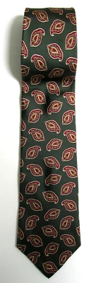Corbata Preswick & Moore Paisley cuello verde Foto 1 de 3