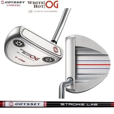 ODYSSEY White Hot OG V-Line Putter STROKE LAB 34ich with HC japanmodel - Image 1 of 4