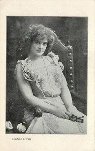 Movie TV Star Cinema Isabel Irvin actress Postcard - Picture 1 of 2