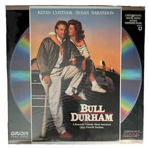BULL DURHAM Laserdisc 1989, Kevin Costner Baseball movie  - Picture 1 of 2