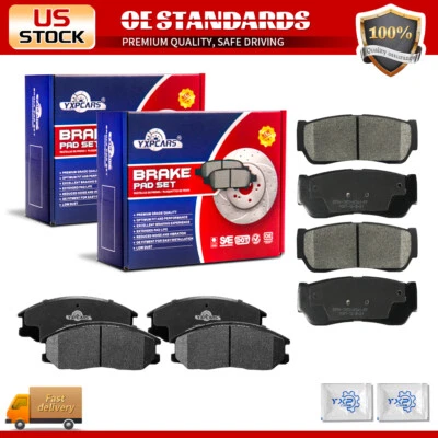 Kit pastillas freno cerámicas delanteras traseras para Kia Sorento 2003-2007 2008 2009 Foto 1 de 4