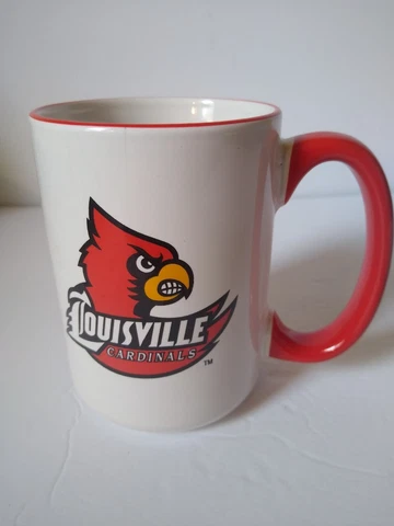 M WARE Louisville Cardinals Logo Red White Coffee Mug Cover