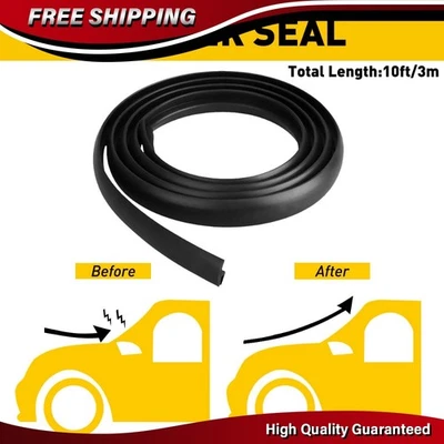 10FT/3M Windshield Rubber Molding Seal Trim Universal for WindScreen and Windows - Image 1 of 4