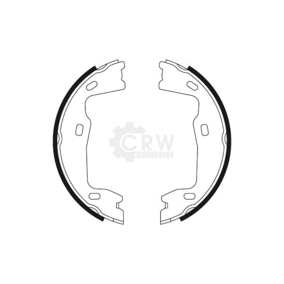 NK Kit Zapatas de Freno Estacionamiento para Opel Vectra B J96 Omega V94 21_ 22_ - Imagen 1 de 1