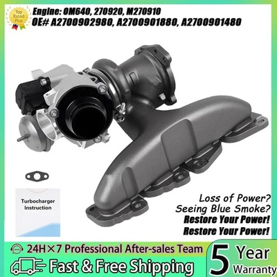 Turbocharger for Mercedes Benz GLA250 CLA250 A250 B250 INFINITI QX30 M270910 Foto 1 de 4