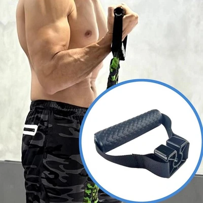 Gym Handle with Clamp Holder Anti Slip Workout Training Strength Pull - Image 1 of 4