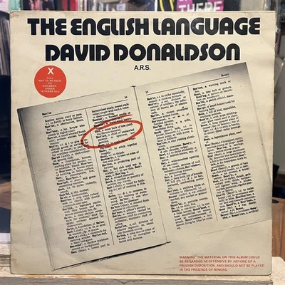 [COMEDY]~EXC LP~DAVID DONALDSON~The English Language~[1977~STAG]~UK Import~ - Image 1 of 4