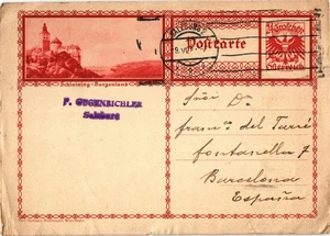 Austria 1931 Papelería Postal de Salzburgo a Barcelona (2073) - Imagen 1 de 2