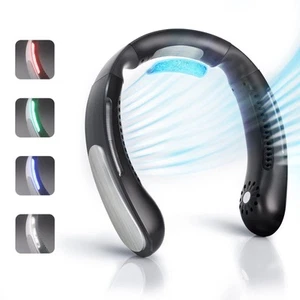 Neck Air Conditioner Fan Personal Rechargeable Cooling Neck Fans for Travel C... - Picture 1 of 9