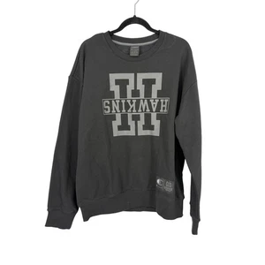 Champion X Stranger Things Hawkins Crewneck Sweatshirt Herren Gr. XL schwarz - Bild 1 von 6