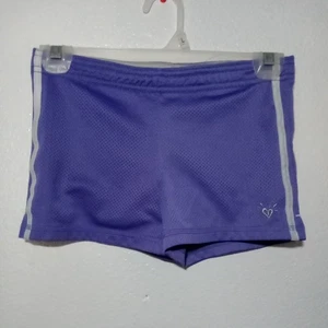 Justice Purple and White Mesh Shorts size 7 - Picture 1 of 3