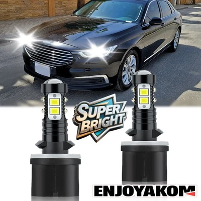 Kit de luces antiniebla LED blancas para Ford Taurus 1992-2007 bombilla de conducción de alta potencia 2 piezas Foto 1 de 4