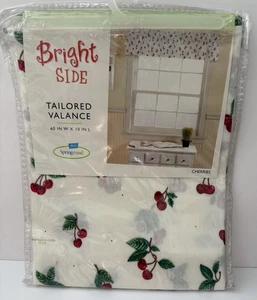 Springmaid CHERRIES Tailored Valance 60 x 10 New in Package - Picture 1 of 4