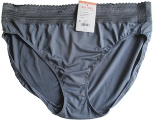 Warners Hi-cut Panty Microfiber w/Lace size 3XL style 5109J Blue Tag Free NewTag - Picture 1 of 4