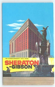 Cartolina A Cincinnati È Lo Sheraton-Gibson Ohio Hotel - Foto 1 di 2