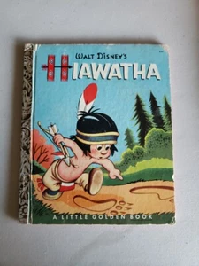 Walt Disney's HIAWATHA ~ vintage children's 1st "A" ed. Little Golden Book - Picture 1 of 5