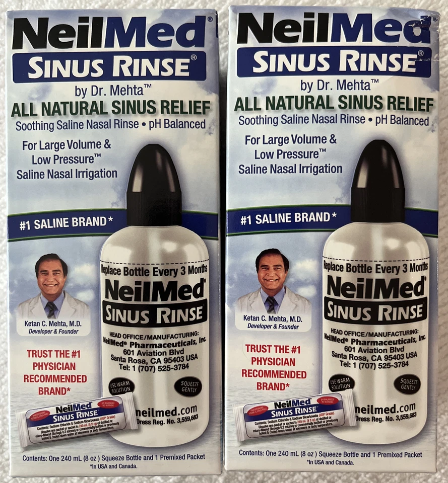 NeilMed Sinus Rinse Starter Kit - 5 Packets Bottle