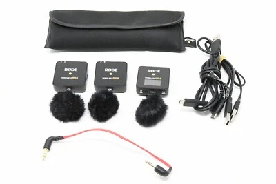 RODE  Wireless GO II  System W/ Case and Cables (#B11) - Image 1 of 4