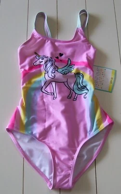 Traje de baño totalmente forrado unicornio rosa 1 pieza Saint Eve para niñas talla L 10-12 Foto 1 de 2