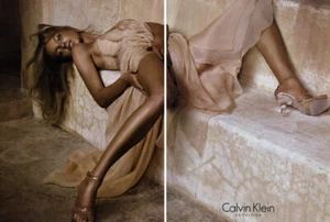2004 Calvin Klein Collection CK Natalia Vodianova Fashion 8-page MAGAZIN AD - Bild 1 von 4